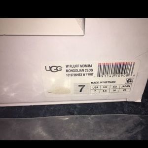 UGG fluff momma Mongolian Clog /slipper